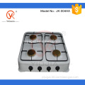 Four burner table top gas stove without cover